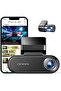 DDPAI 4K Dash Cam for Cars, Front and Rear 2160P+1080P Dashcam Built-in 32G eMMC ADAS 5G WiFi GPS wi