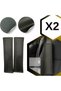 Universal Gear Gaiter Steering Wheel Cover Seat Belt Pad Set Neck Pillow Set Yellow - 3