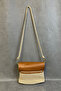 - Hülya 6683 5892 Hand Knitted Beige Macrame Rope and Tan Leather Cover Women's Shoulder Bag - 4