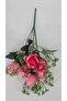 Candy Pink Multi-Layered 6-Headed Rose Home Decor S Cobalt Vase Ornament Teachers' Day - 3