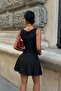 SHORTS-STYLE, SQUARE NECK, STRETCHY, SHAPING SUMMER DRESS - 3