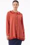 Ruffle Detailed Rayon Cardigan Salmon - 3