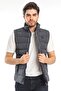 Summer Winter Wearable Water Resistant Zipper Comfortable Fit Men's Vest Gray - 4