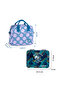 6&4 Convertible Bento Lunch Box w/ Lunch Bag, Steel Spoon&Fork Set and Alphabets Sticker-T-Rex Gray - 8