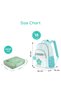 18" Set of 6 Backpack w/ Water Bottle, Lunch Box, Lunch Bag and Pencil Case&BT Headset-Flora Green - 9