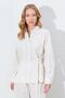 Women's Stone Waist Button Detailed Shirt - 3