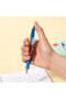 Deli EG08-BL 0.5mm Gel Pen Blue Ink 12pcs – ideal for office, school & everyday writing - 6