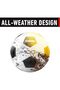 Sports Soccer Balls - Youth + Adult Soccer Balls - Size 4 Soccer Balls - Black plus White - 5