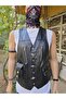 Genuine Leather Biker Chopper Leather Vest - 6