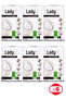 Cotton Pad Normal 24 X6 Pack (144 Pieces)