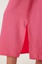 Women's Pink Strap Summer Midi Crinkle Dress Mx00195 - 5
