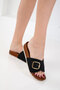 Black Women's Slippers 20734 - 4