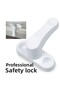 5 Pieces PVC Door Window Safety Lock Pimapen Button Lock Baby Child Safety Lock White - 3