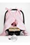 Muslin Pink Color Ruffle Detailed Stroller Cover and Stroller Cushion Set - 2