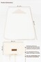 3-Piece Baby Care Set; Felt Mother Baby Organizer, Waterproof Changing Pad, Diaper Bag - 5