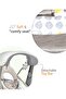 Portable Baby Swing - Grey 0M+, Foldable with Adjustable Speeds & Recline Positions - 3