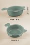 Silicone Baby Feeding Bowl with Turtle Figure - Shaped Baby Feeding Bowl - Green - 4