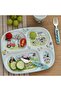 Melamine Divided Plate / Drinking Cup / Cutlery Set with Box Farmyard / Farm Animals - 2