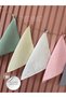 Set of 5 Baby Girl Muslin Fabric Baby Mouth Wipes & Sweat Cloth - 4