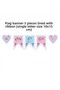 Gender Party Boy or Girl Banner Flag Cake Decoration Set - 2