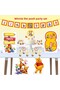 8 Years Birthday Winnie the Pooh Party Set