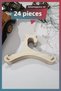 Set of 24 Baby Dress and Clothes Hangers - Wooden - 5