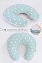 Double-Sided Breastfeeding Pillow Baby Support Cushion Maternity Pillow 100% Cotton - Baby Green Yellow