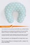Double-Sided Breastfeeding Pillow Baby Support Cushion Maternity Pillow 100% Cotton - Baby Green Yellow - 3
