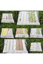 7-Pack Baby Burp Wipes - 22x22 cm Soft Cotton Jersey Burp Cloths - Yakamoz Series (Shared Colors) - 7