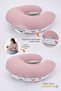Cotton Fabric Breastfeeding Pillow and Bib Set - Powder Butterfly - 3