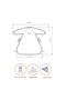 Little Astronauts High Chair Bib, Long Sleeve, Waterproof, Stain Resistant, 6-30 Months - 8