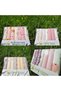 7-Pack Baby Mouth Wipes - 22X22 cm Soft Combed Cotton Fabric Mouth Wipes - Düşler Series (Pink Shades) - 4