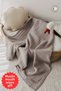 Gray Muslin Blanket - 4 Layer 100% Cotton Baby and Kids Muslin Blanket with Stitched Edge - 9