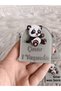 Panda figured window shaped plexiglass newborn birthday magnet gift (10 pieces)