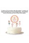 Ballerina 2 Year Old Birthday Flag - Cake Decoration Set - 3