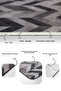 Cream - Brown Patchwork Motif Fur on the Floor Simple & Stylish Classic 2-Piece Bathroom & Kitchen Mat Set - 4