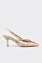Gold Women's Heeled Shoes