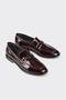 Burgundy Leather Women's Casual Shoes - 2