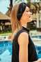 BN2402 Model Black Swimming Bandana