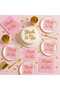 Bride to Be Pink Paper Napkin Bachelorette Party Napkin