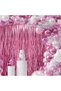 Pink Color Backdrop Curtain Metallized Backdrop Door Wall Ornament Curtain - 6