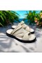Inside and Outside Genuine Napa Leather Full Orthopedic Slippers
