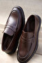 Romeo Brown 100% Genuine Leather Men's Classic Casual Shoes - 3