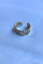 Special Design Masculine Adjustable Men's Ring with Pebble Motif - 5