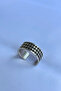 Geometric Crowbar Design Special Design Masculine Adjustable Men's Ring - 3