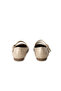 Tessa Patent Leather 3-Stripes Beige Ballerinas - 7