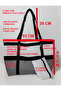 Zippered Mesh Bag Set (1 Pcs Mesh Bag 1 Pcs Mesh Handbag) - 4