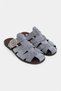 Honey Stone Genuine Suede Buckle Detailed Flat Sole Women's Slippers - 7