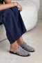 Honey Stone Genuine Suede Buckle Detailed Flat Sole Women's Slippers - 2