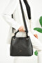 Mesh 4031 Handmade Braided Emrpime Faux Leather Women's Shoulder Bag (Size: Width 32 Height 28 cm)